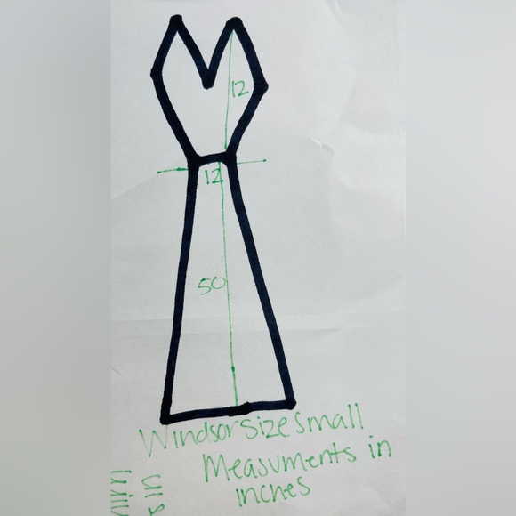 WINDSOR PROM PARTY GOWN DRESS SIZE SMALL - Picture 11 of 11